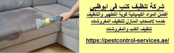 شركة تنظيف كنب فى ابوظبي